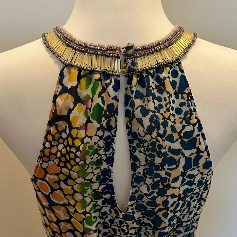 Anthropologie HD in Paris Mayacamas Halter Maxi Dress - Picture 5 of 7